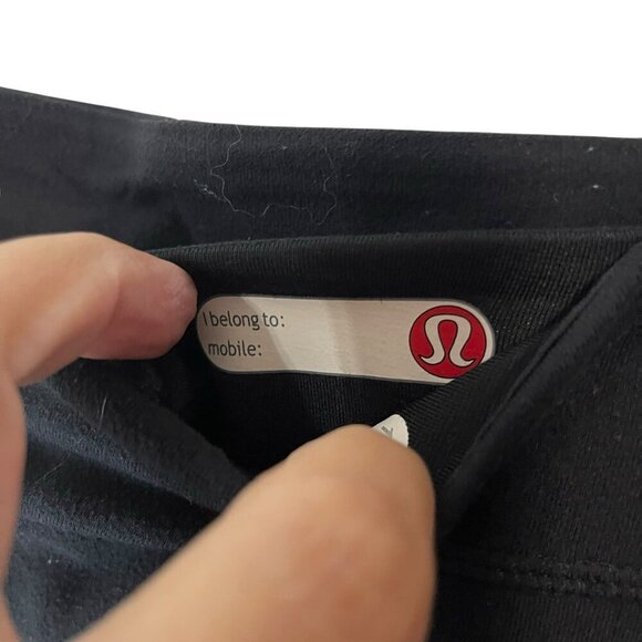 Lululemon Wide Leg Flare Pant Leggings Black Y2K Size 12 Stretch Pull On Active - Picture 9 of 11